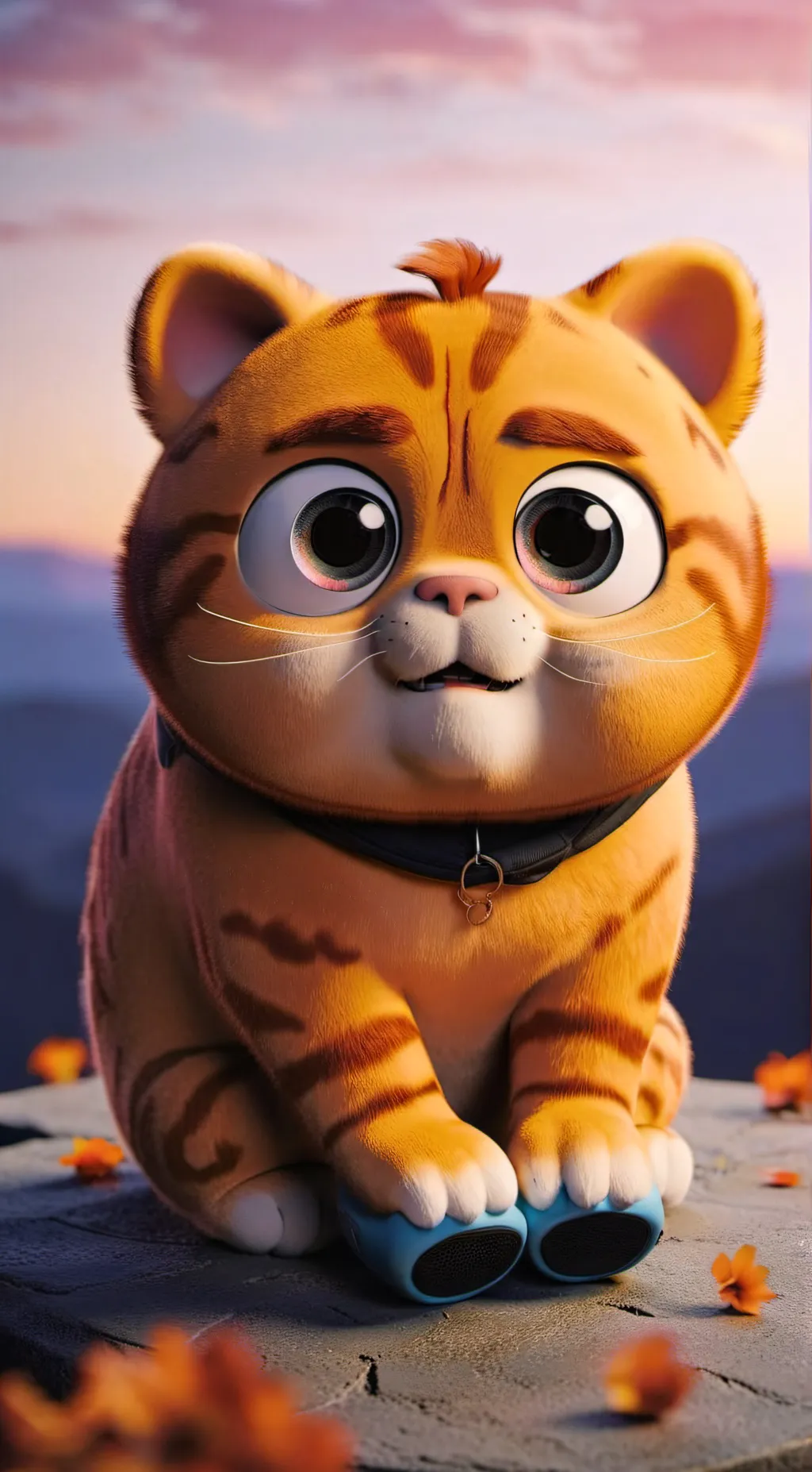 ai character: Garfield mini🥺  background
