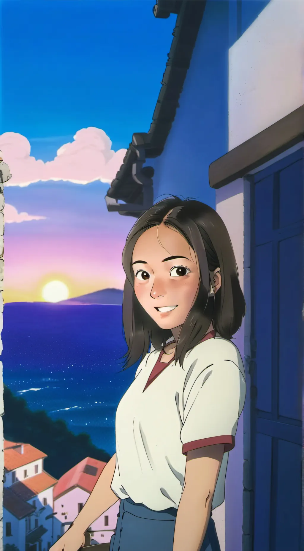 ai character: Rosemary  background