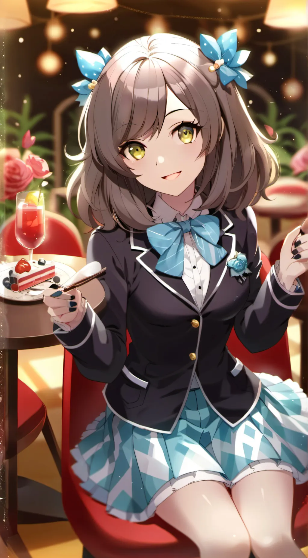 ai character: Lily  background