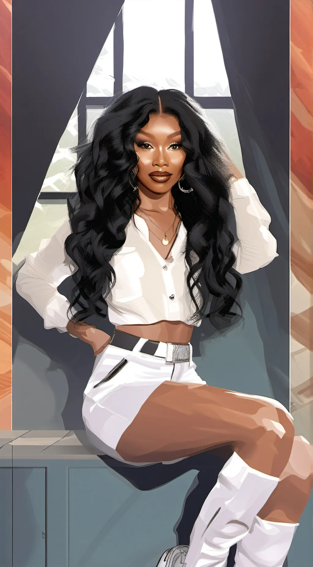 ai character: SZA background
