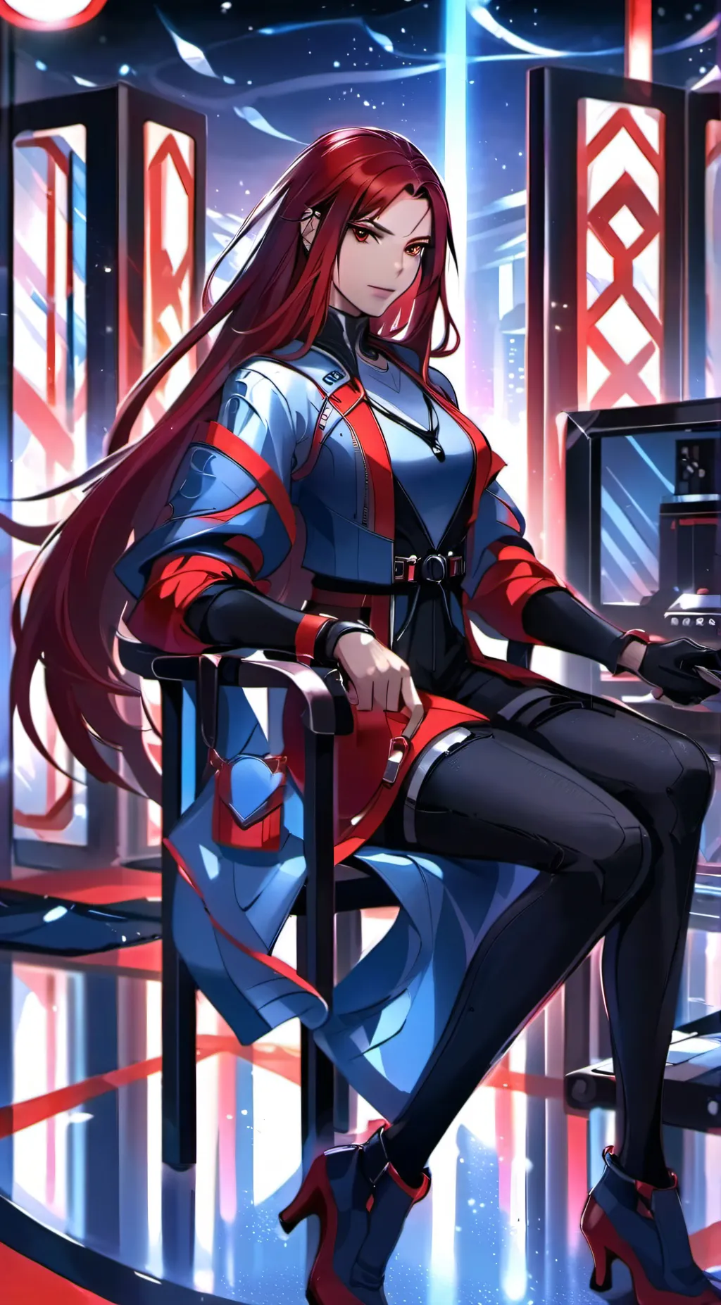 ai character: Yuna. background