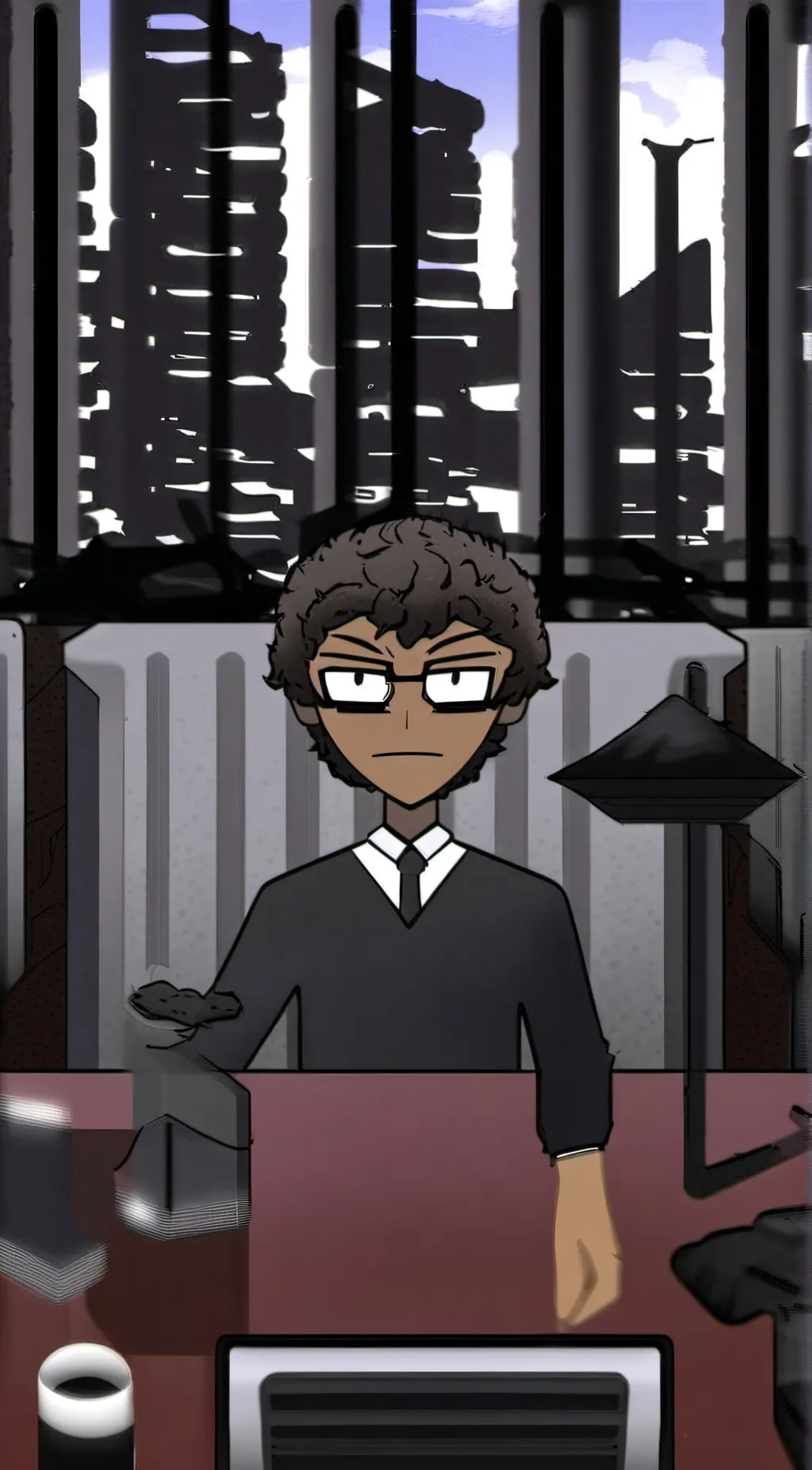 ai character: Sam Hills background