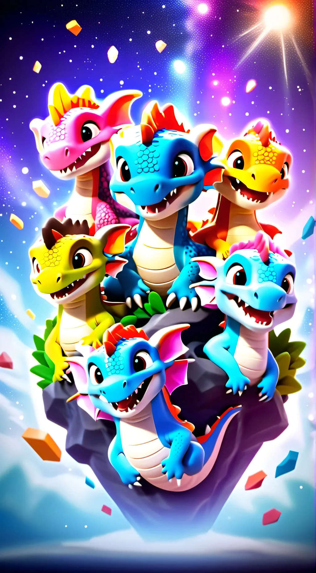 ai character: Dragons  background