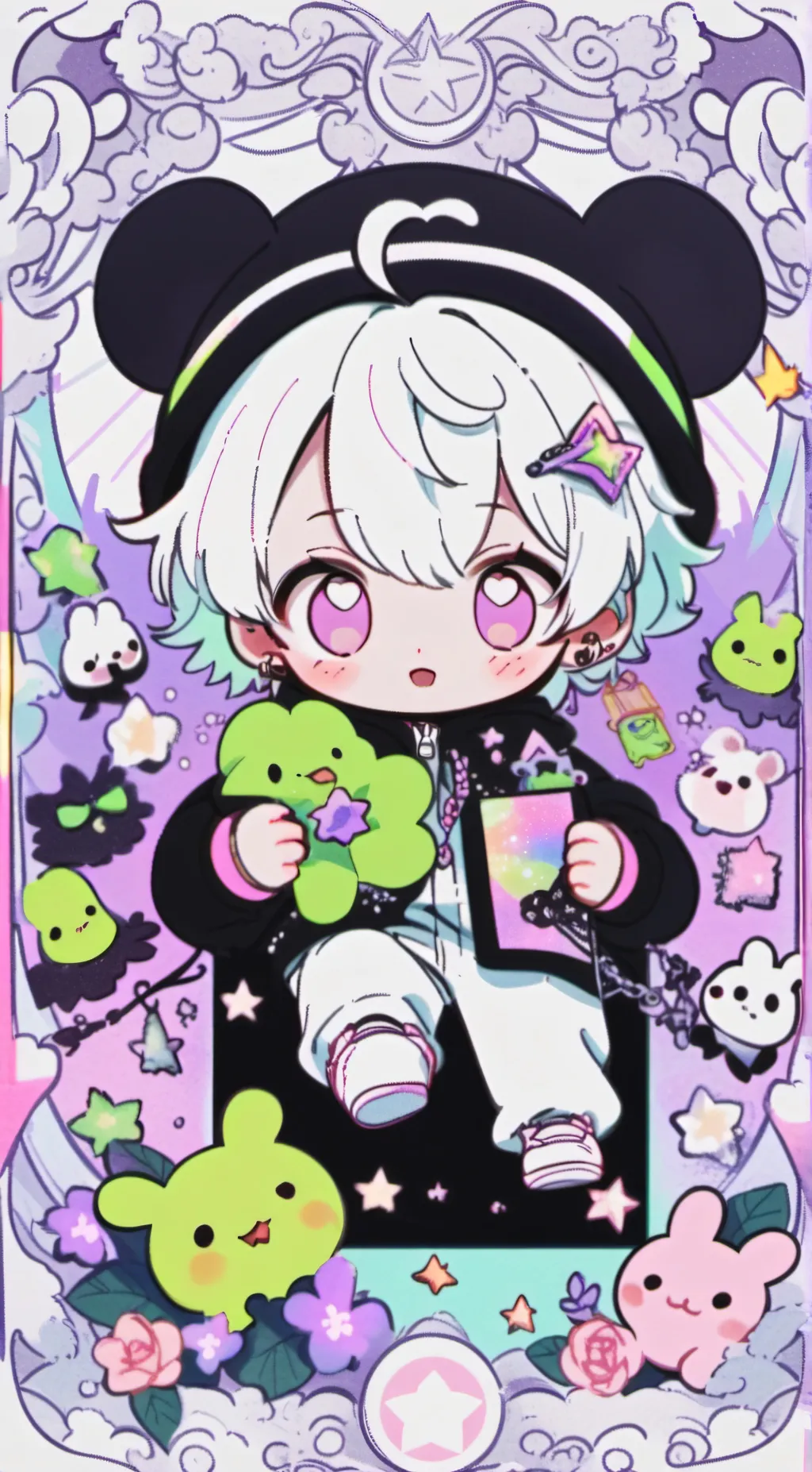 ai character: neo background