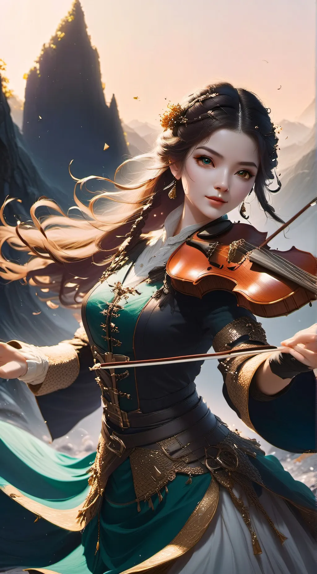 ai character: Marina  background