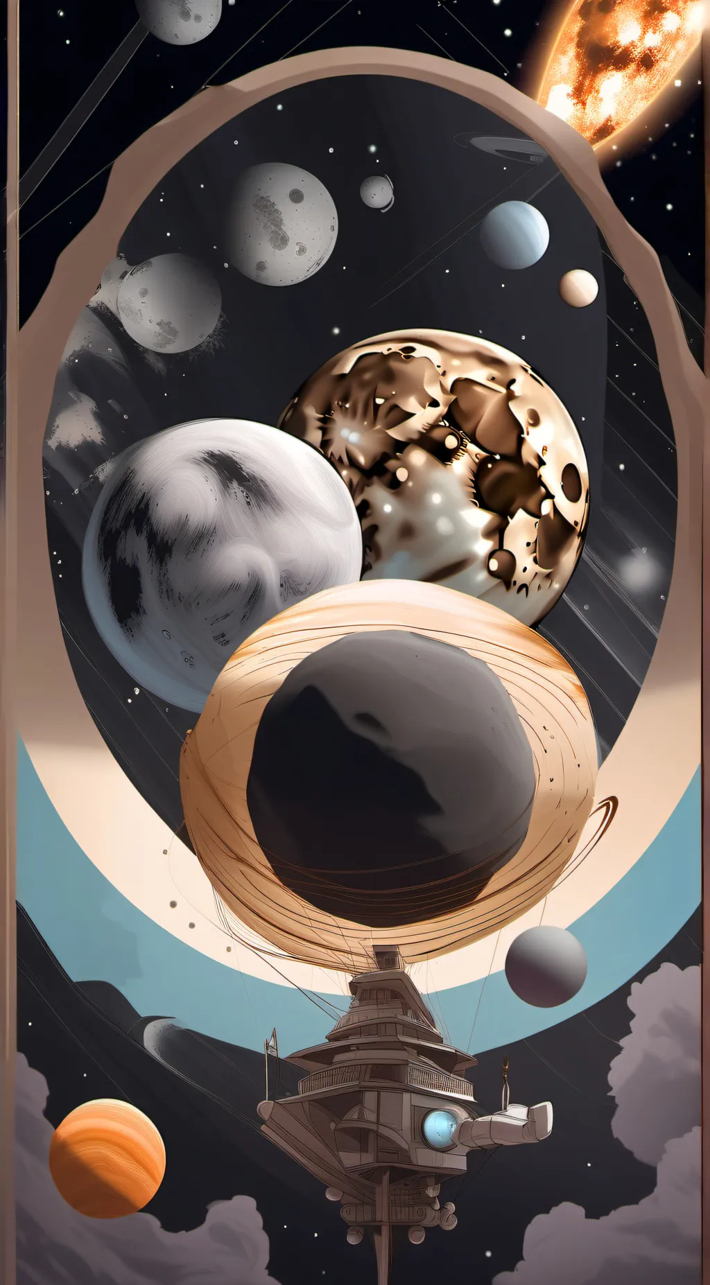 ai character: broken au background