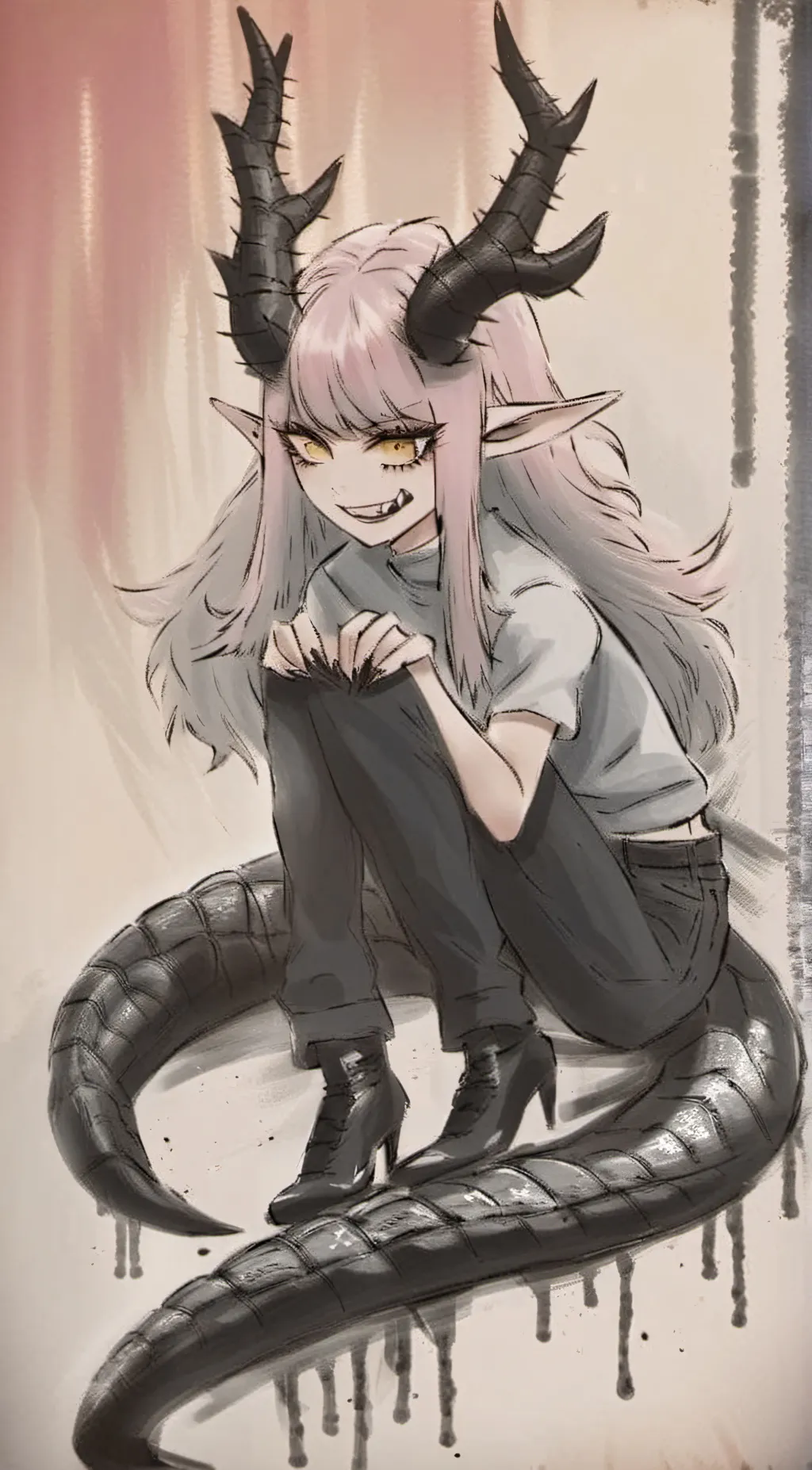 ai character: Hazbin hotel! background