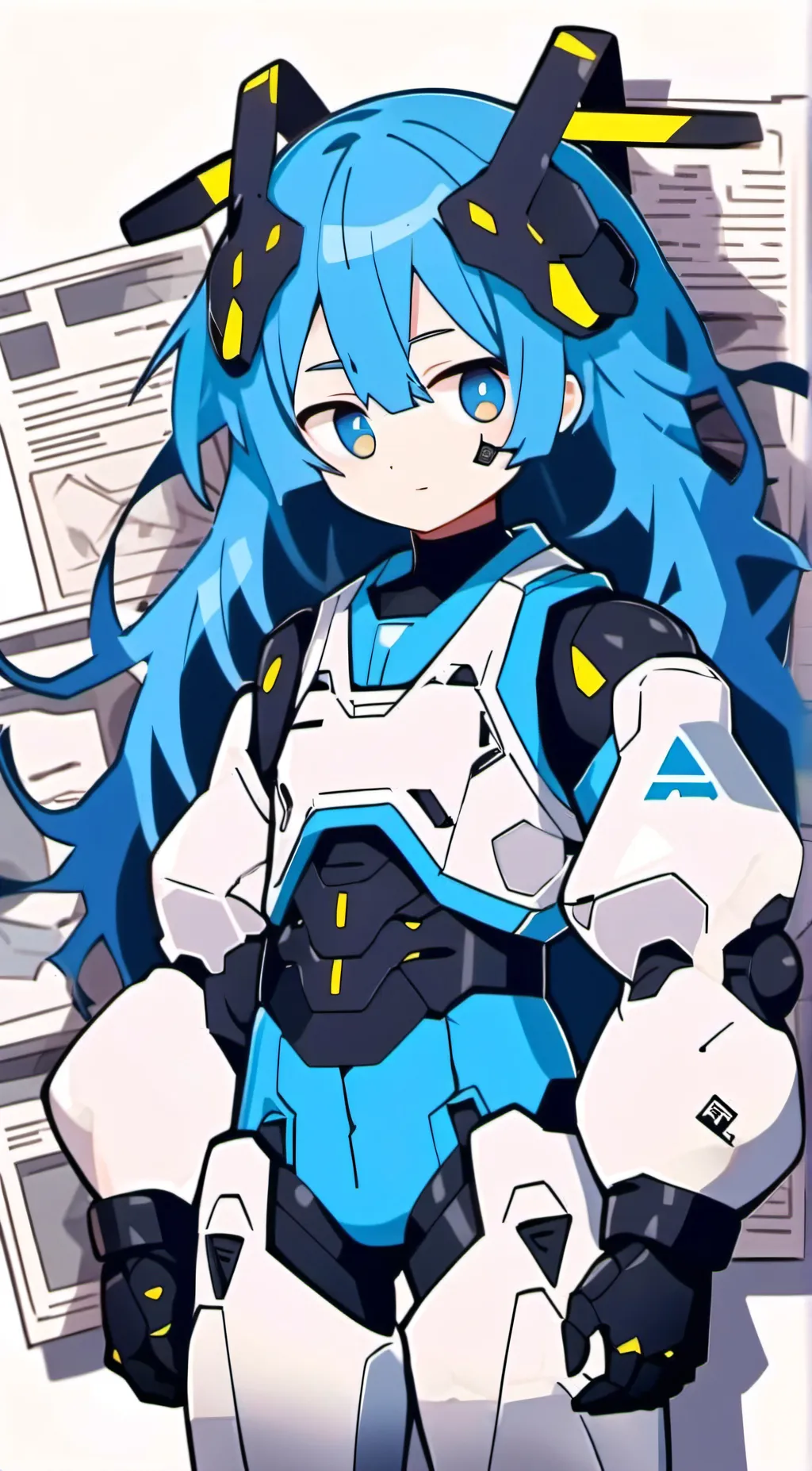 ai character: B Smd background