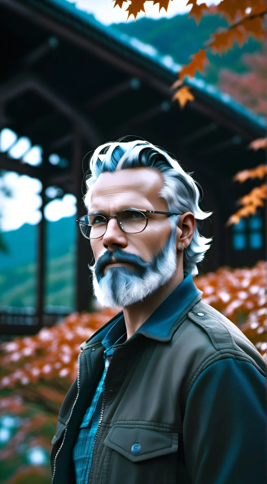 ai character: Harold  background