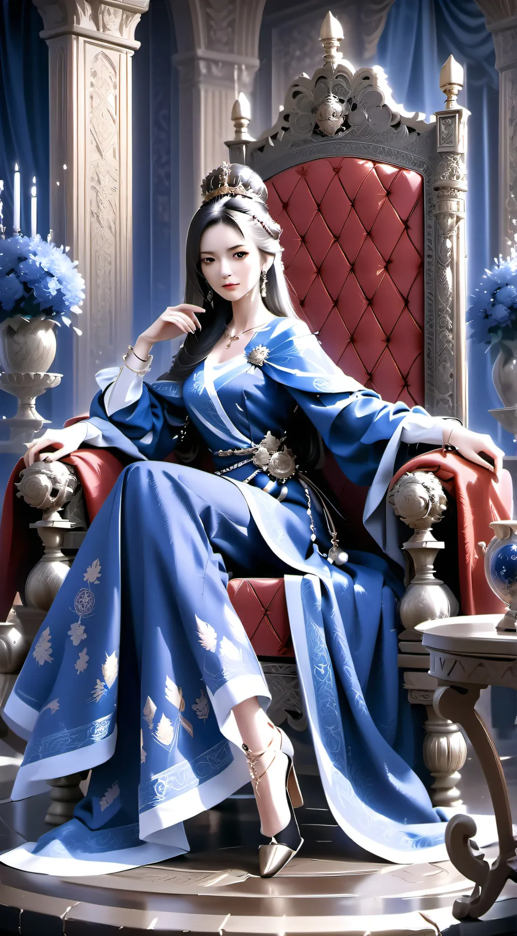 ai character: Empress Florence  background