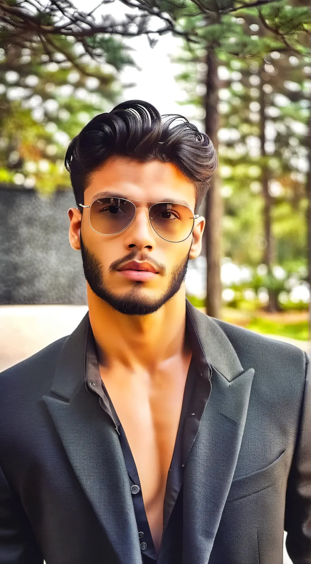 ai character: Santiago background