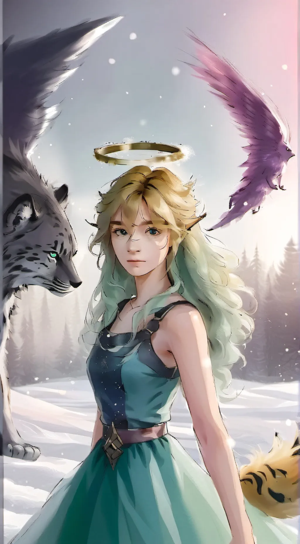 ai character: luna(me) background