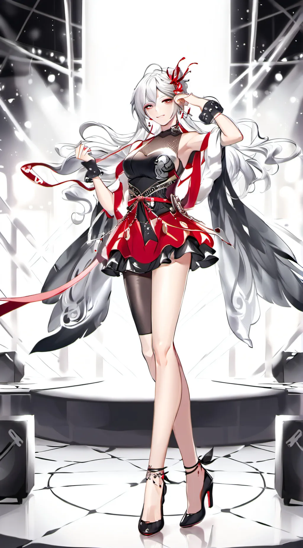 ai character: angle dust background