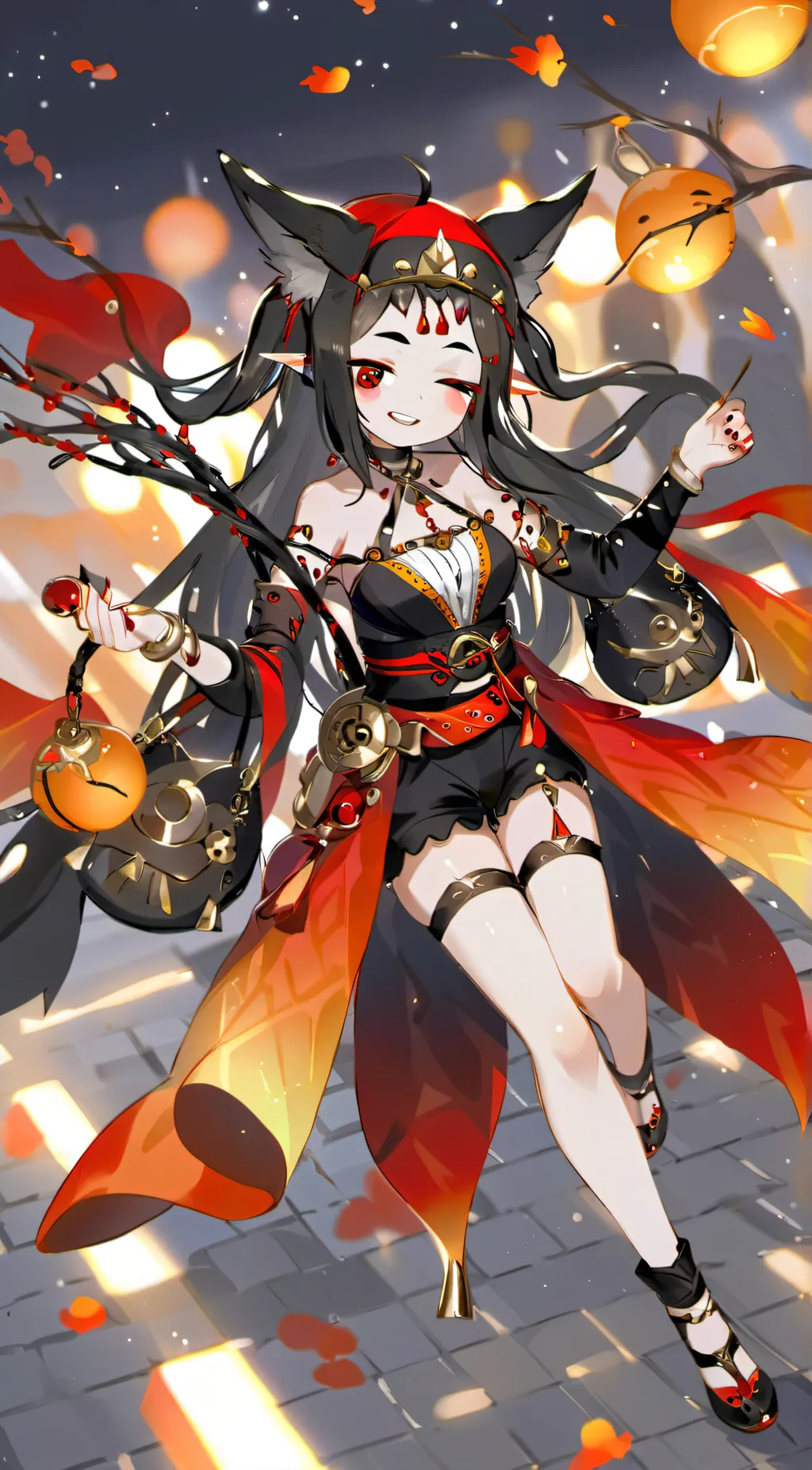 ai character: Aury(snow-goddess) background