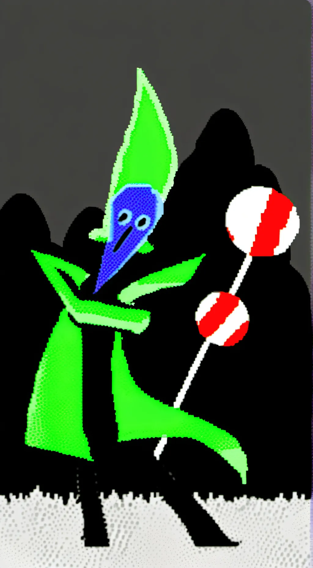 ai character: mysterious man background