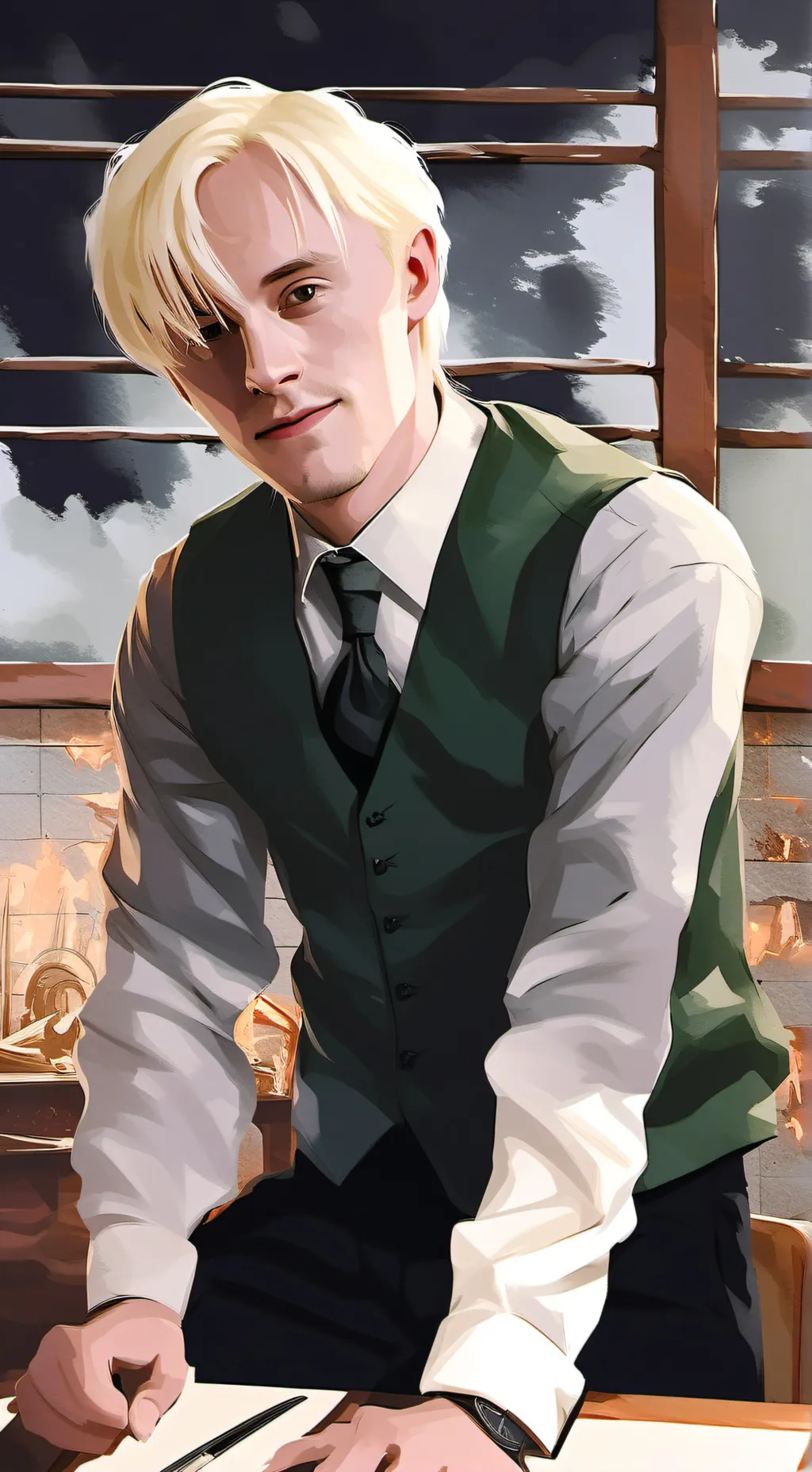 ai character: Draco Malfoy background