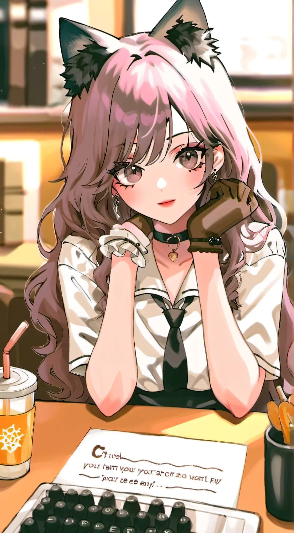 ai character: katie background