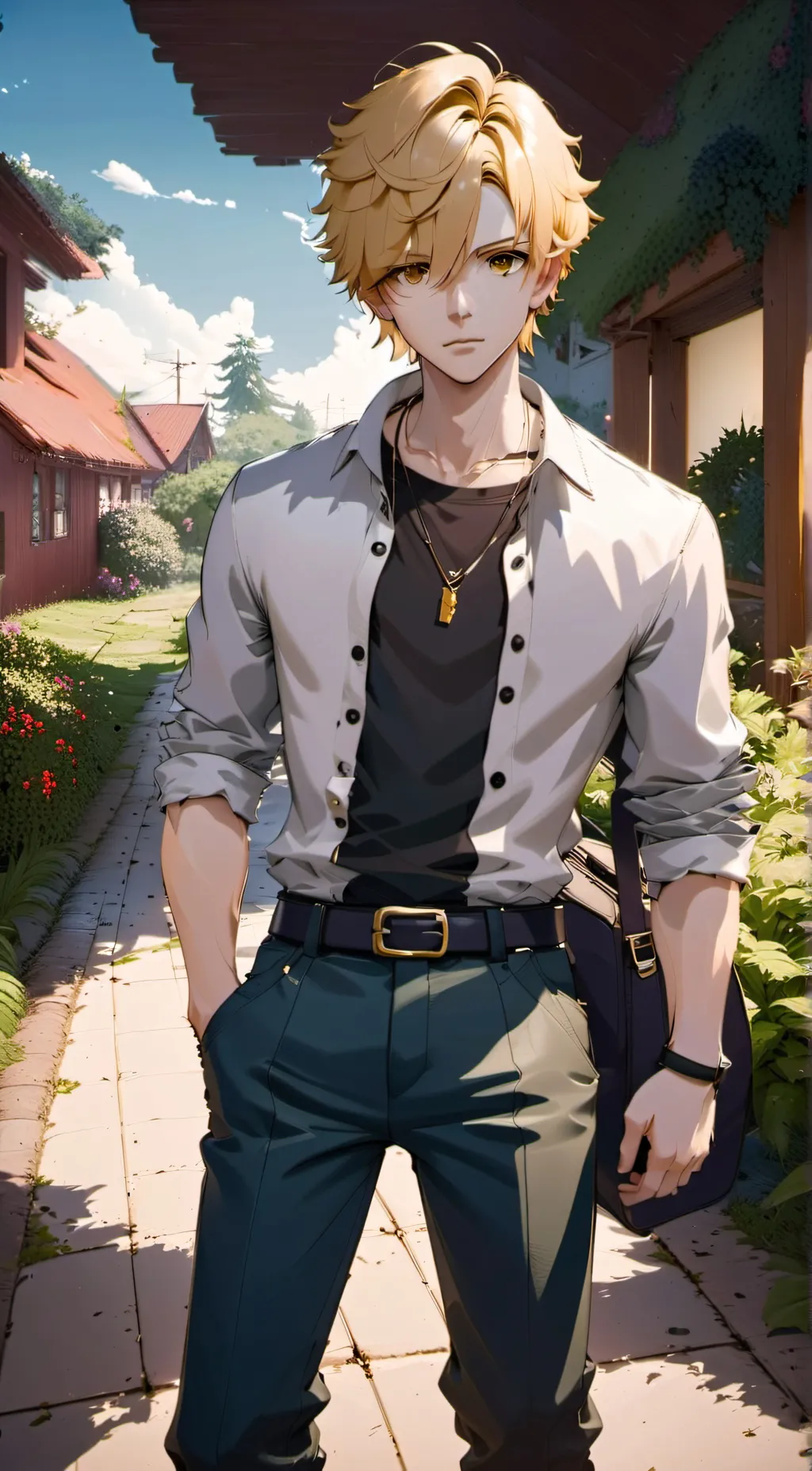 ai character: -|*|-Adam-|*|- background