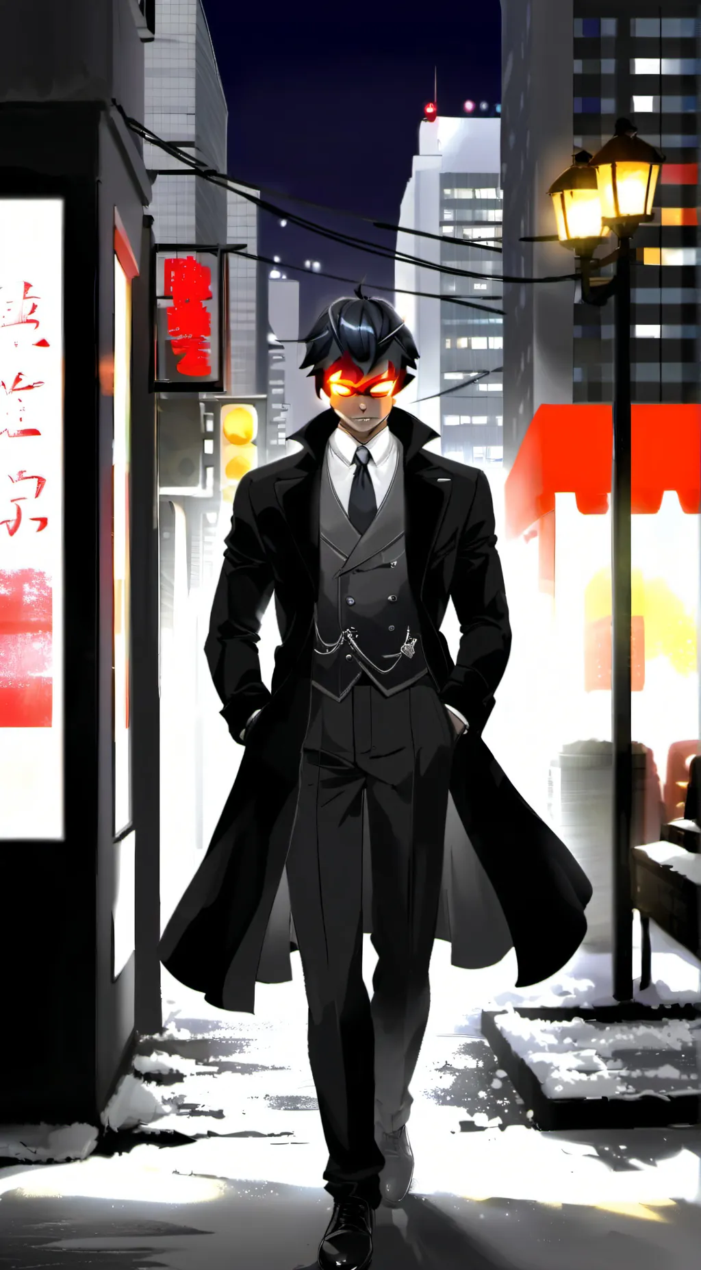 ai character: Shadow background