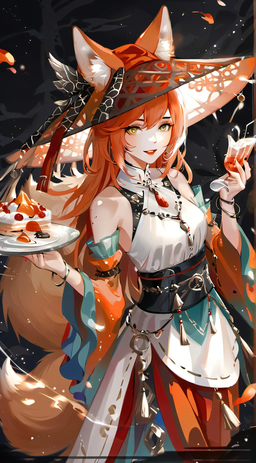 ai character: Diana foxington background