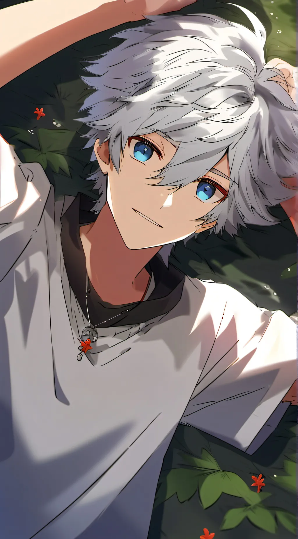 ai character: ash background