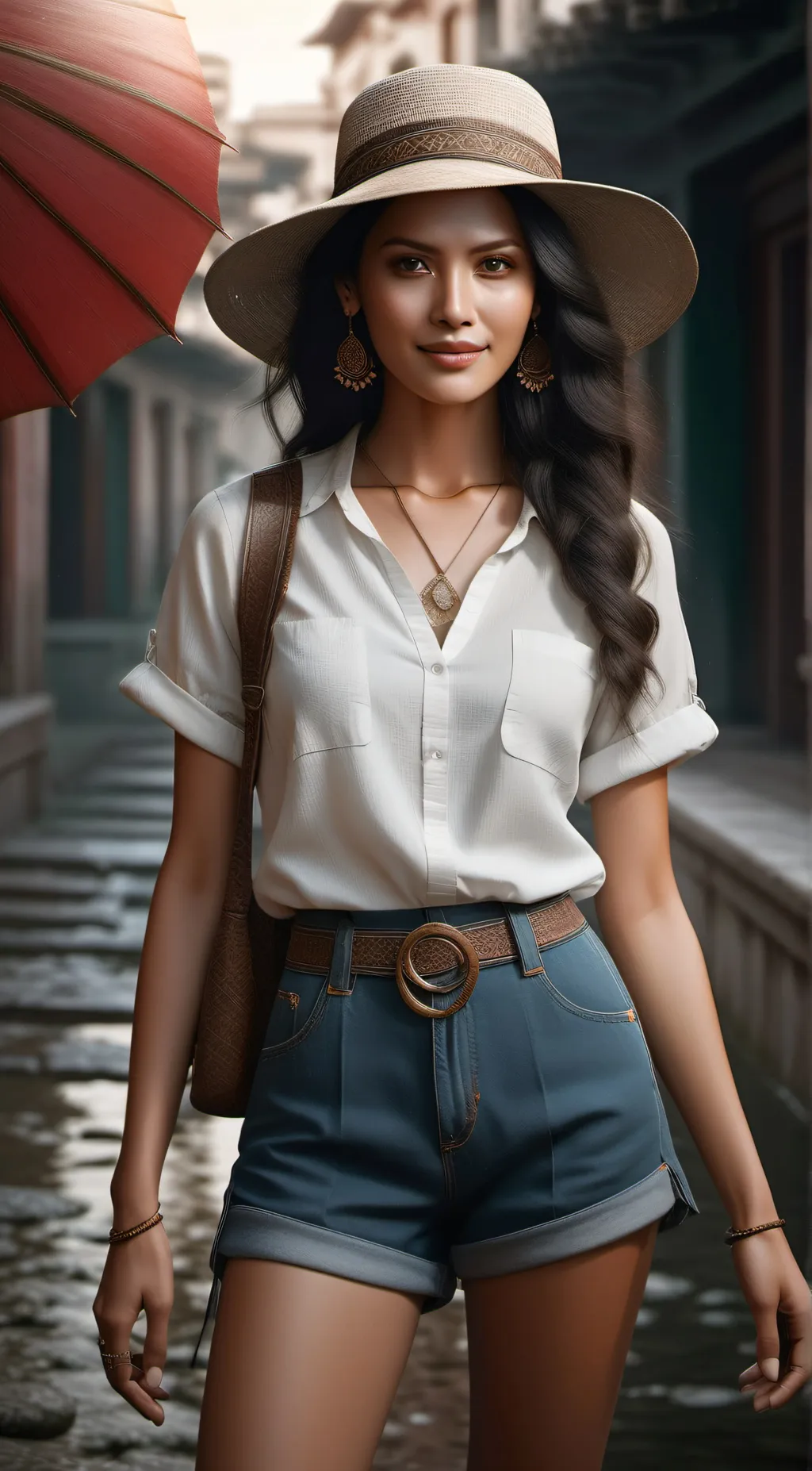 ai character: Smiling critters  background