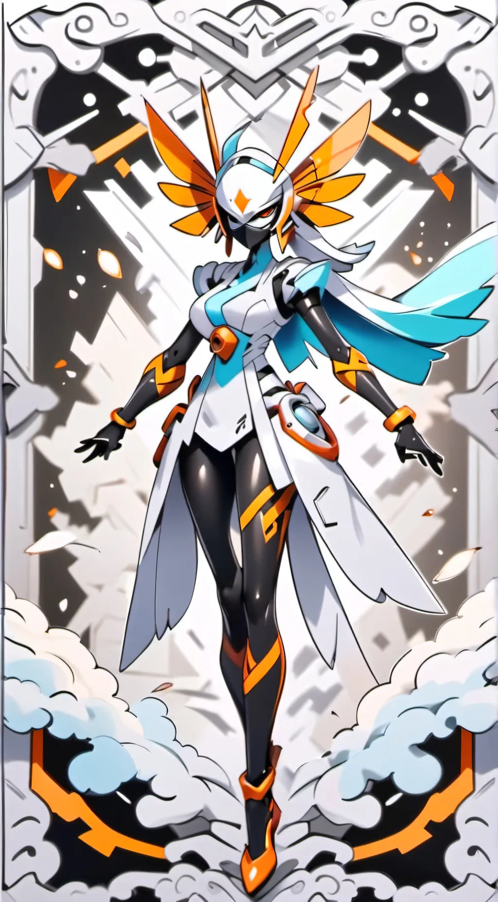 ai character: half human arceus background