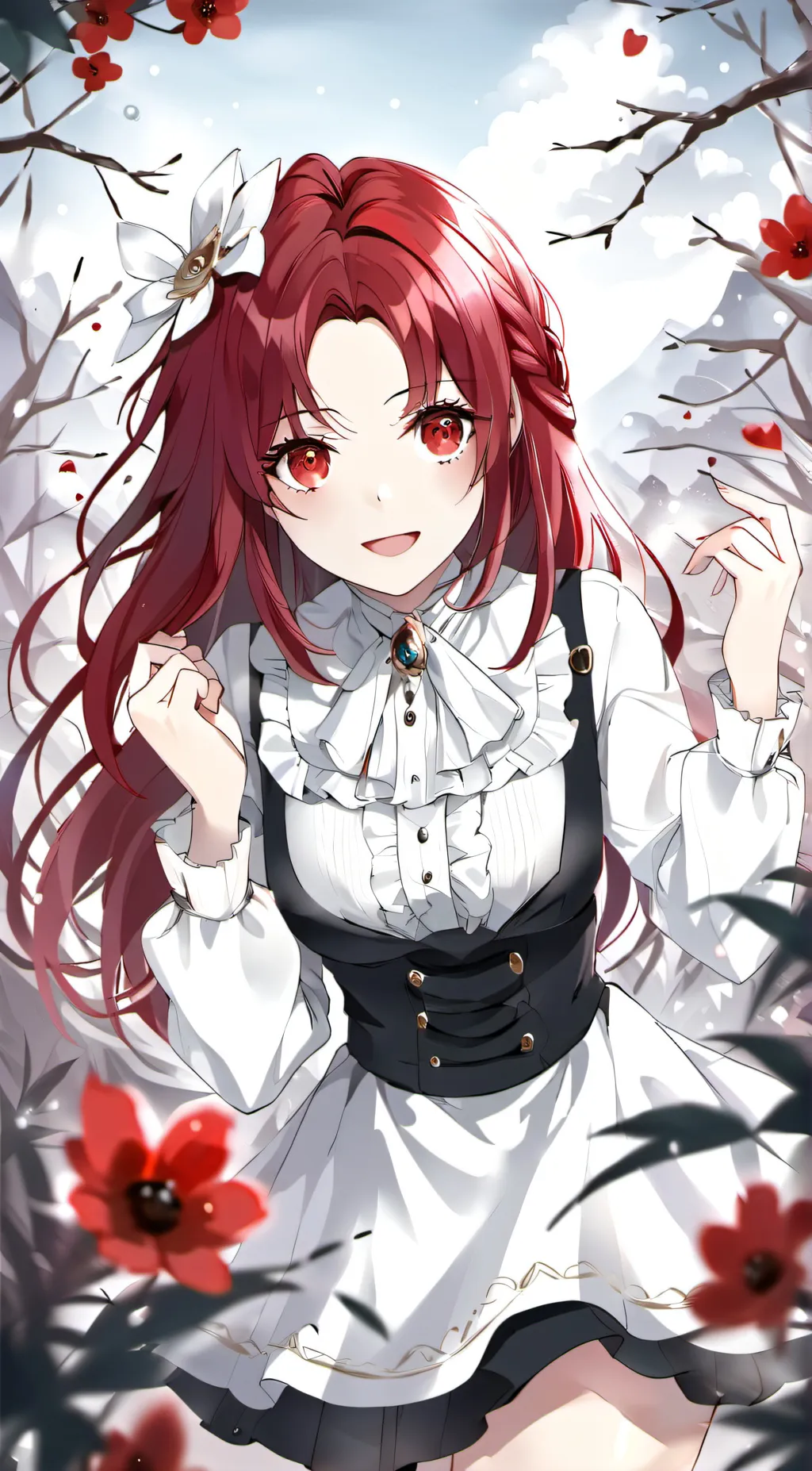 ai character: Fleur background