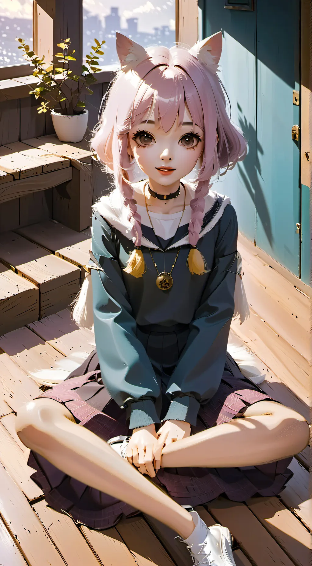 ai character: aura background