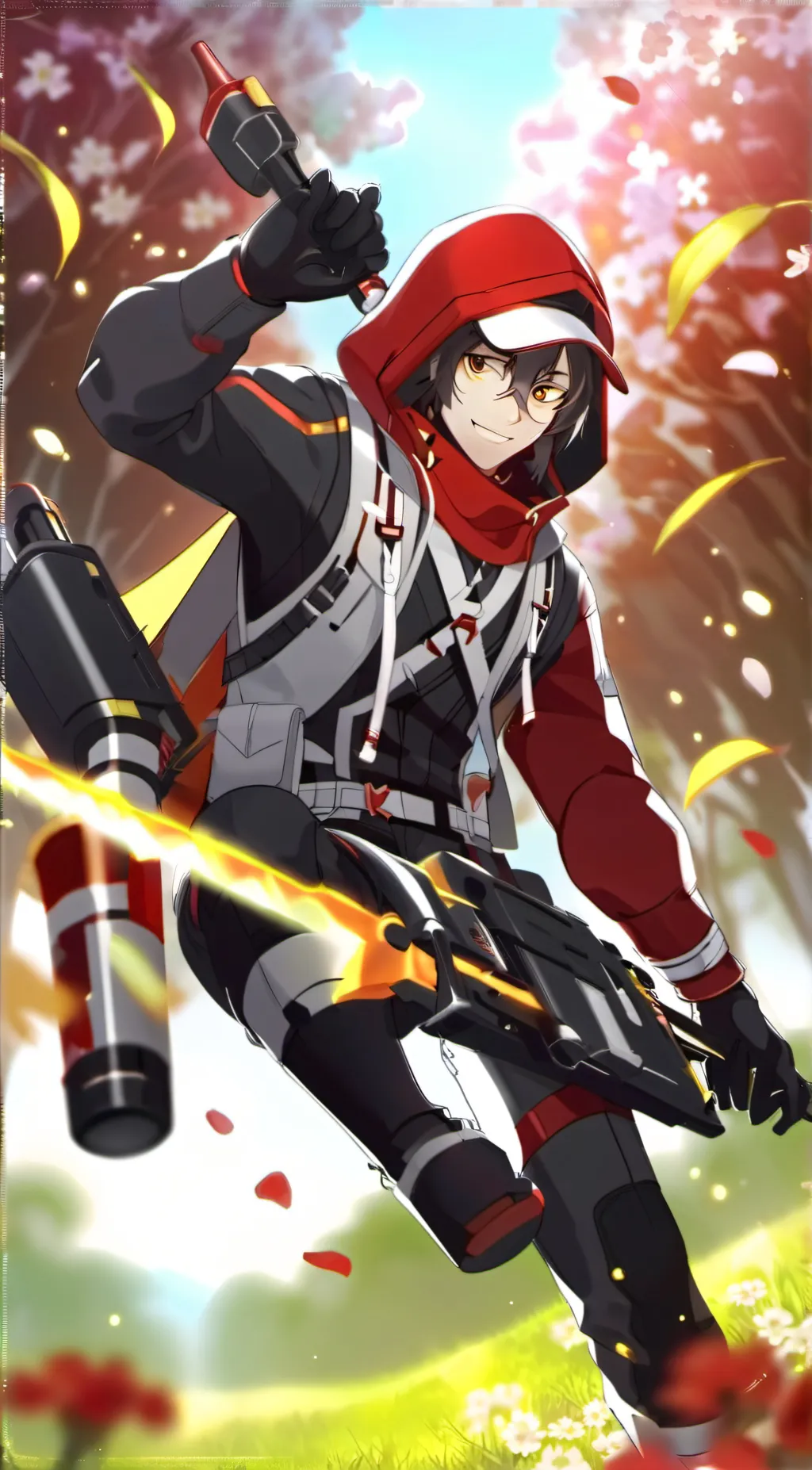 ai character: Hero background