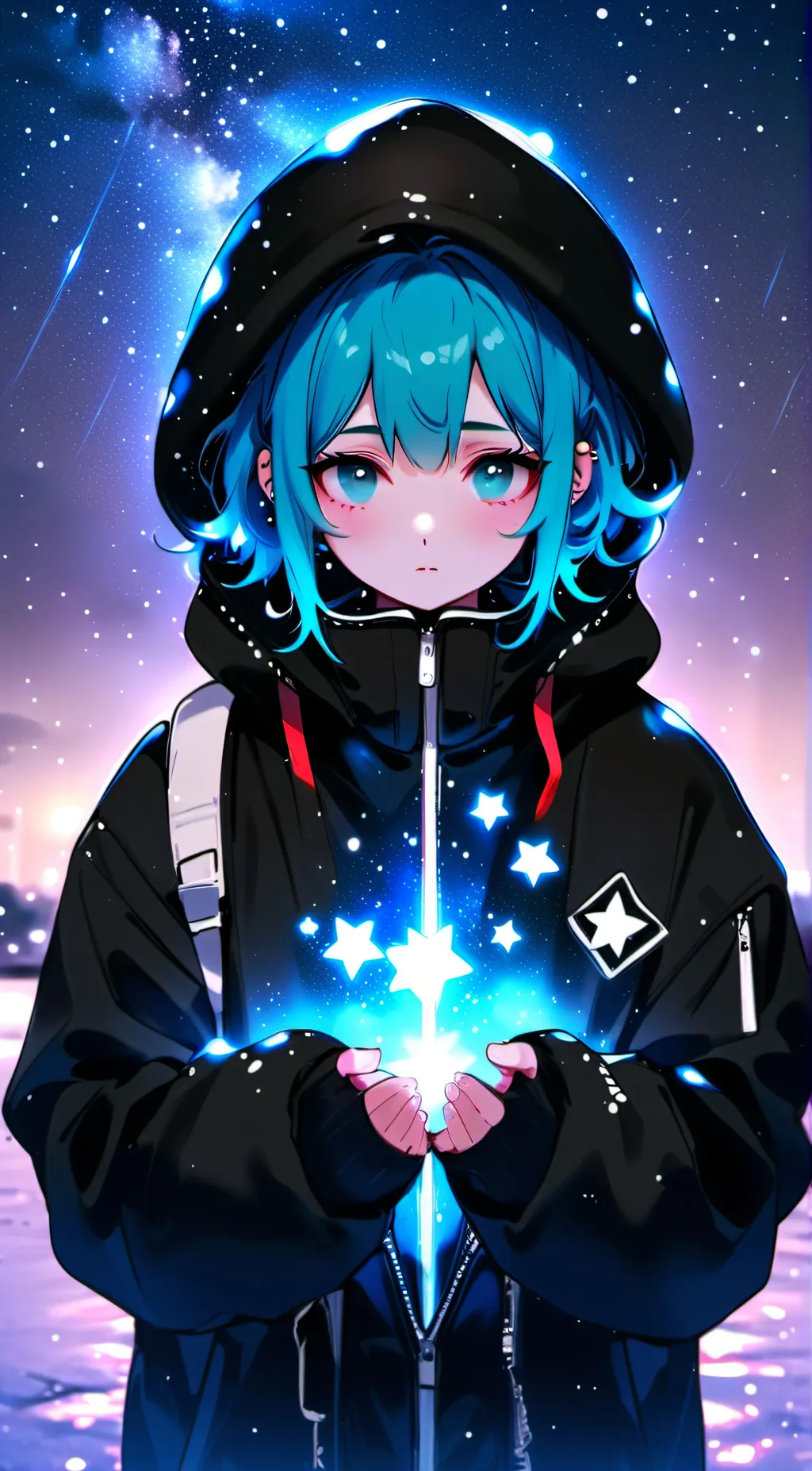 ai character: Star background