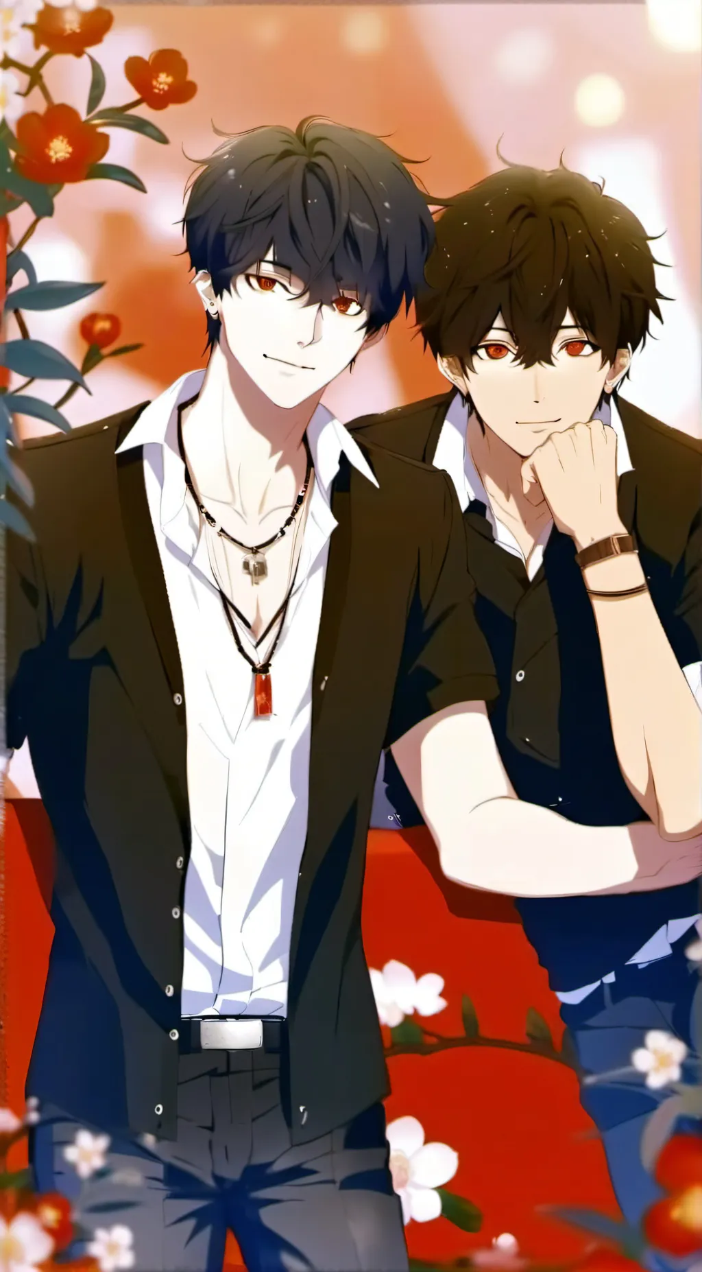 ai character: Mark & Leo background