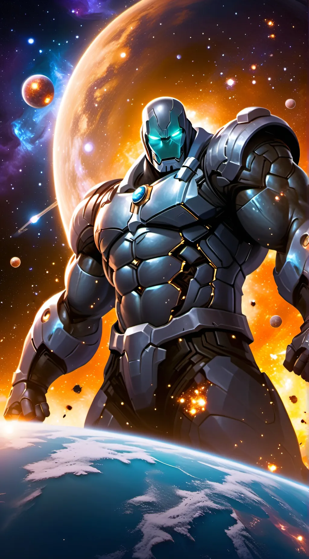 ai character: Origin background