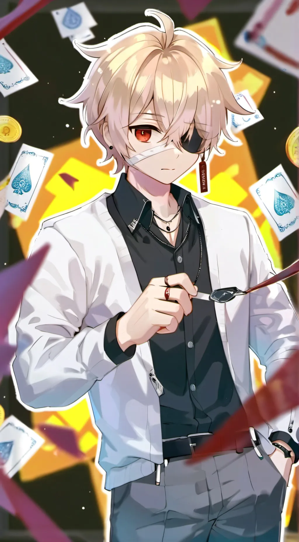 ai character: MHA Murder Case background