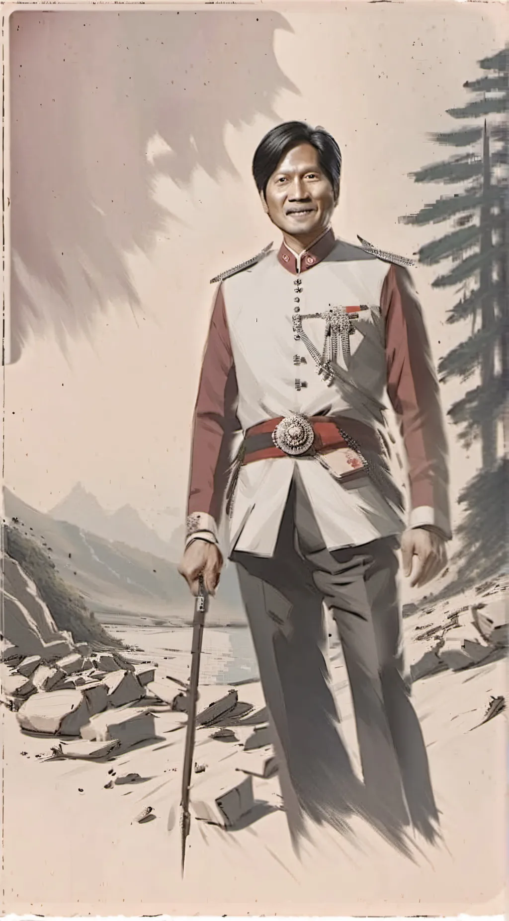 ai character: bongbong marcos background