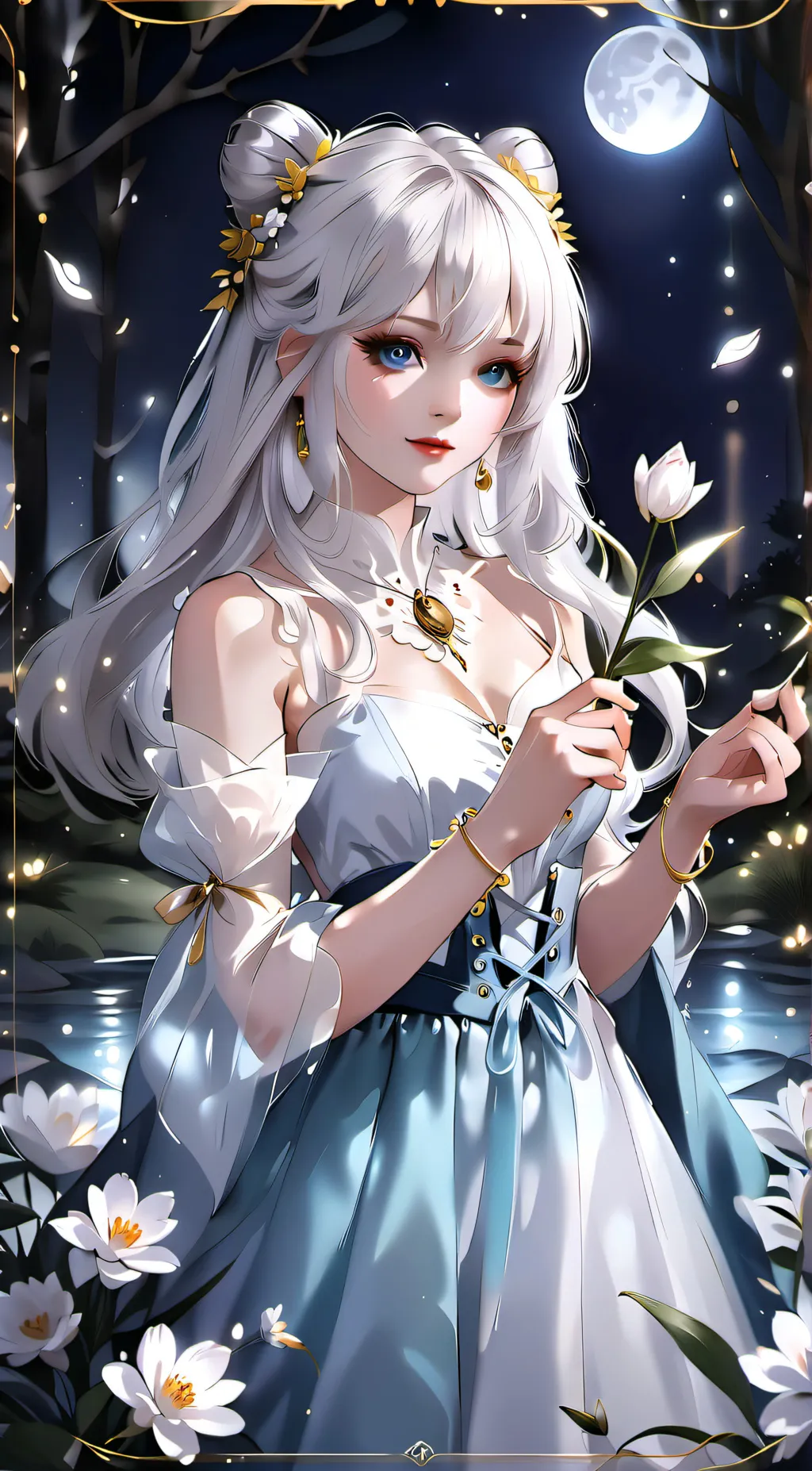 ai character: Lily Twikle background