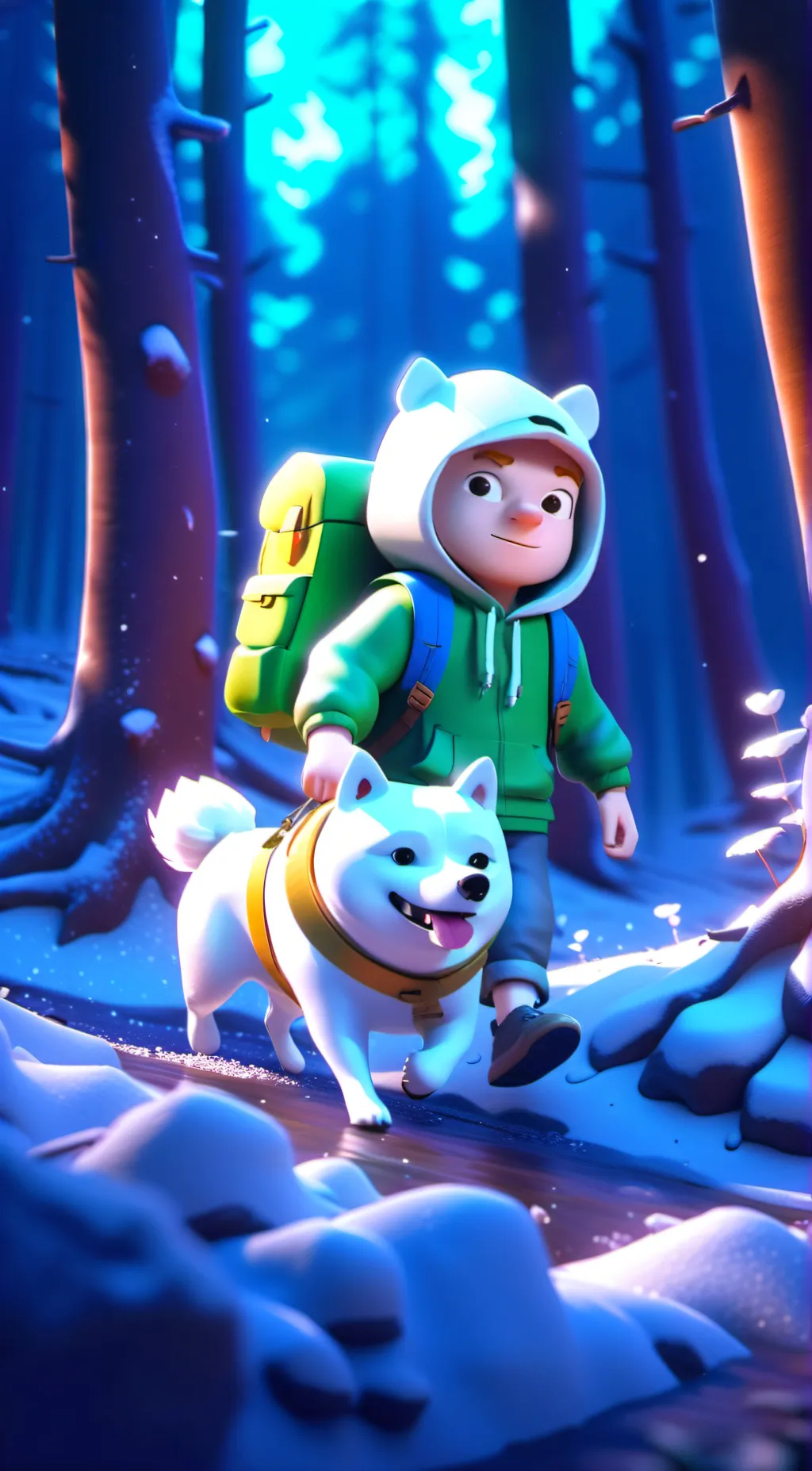 ai character: Flip background