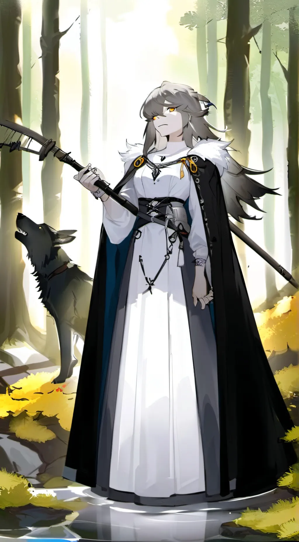 ai character: Luna background