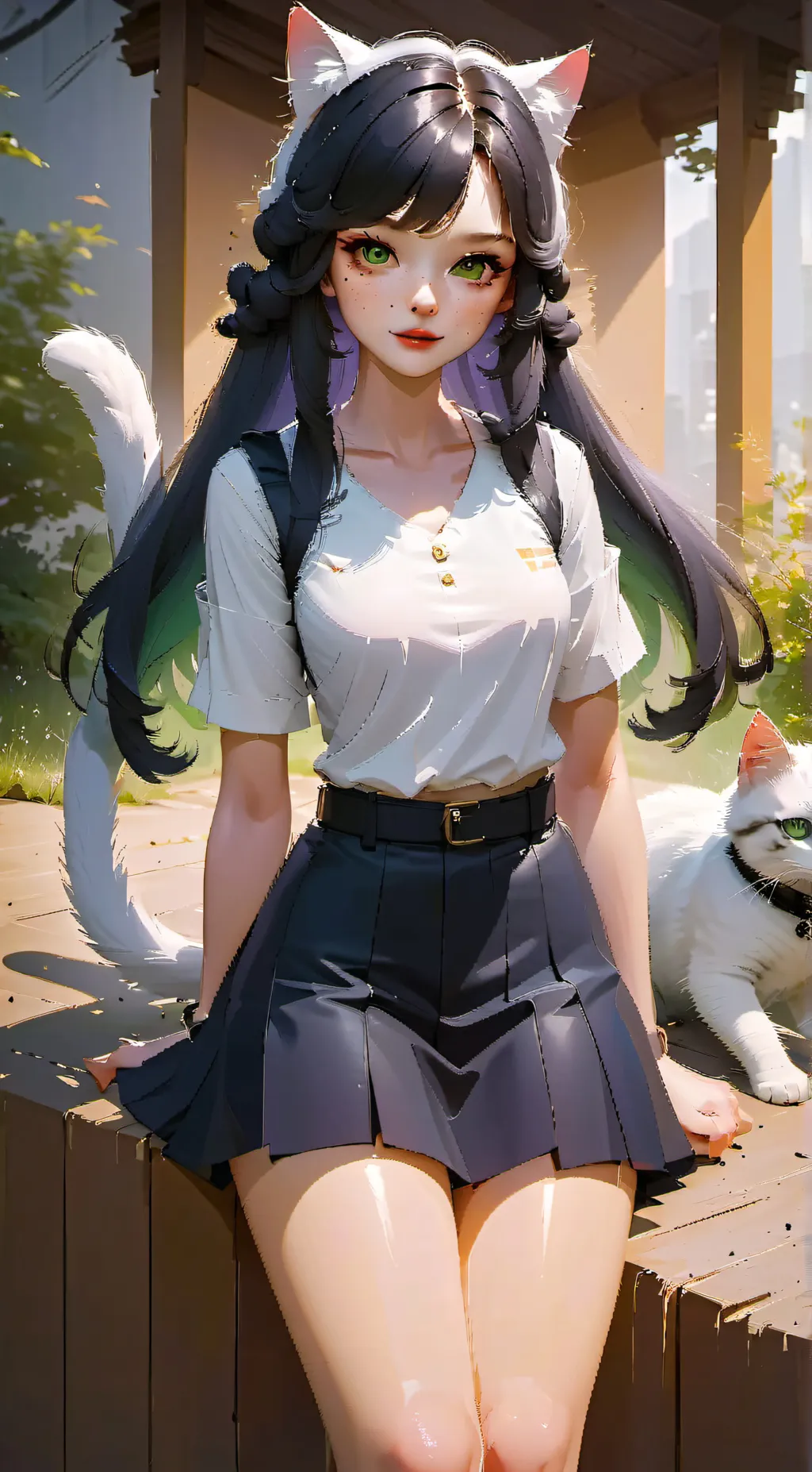 ai character: Sunny background