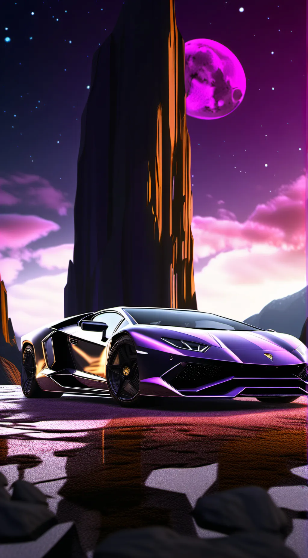 ai character: Road trip  background