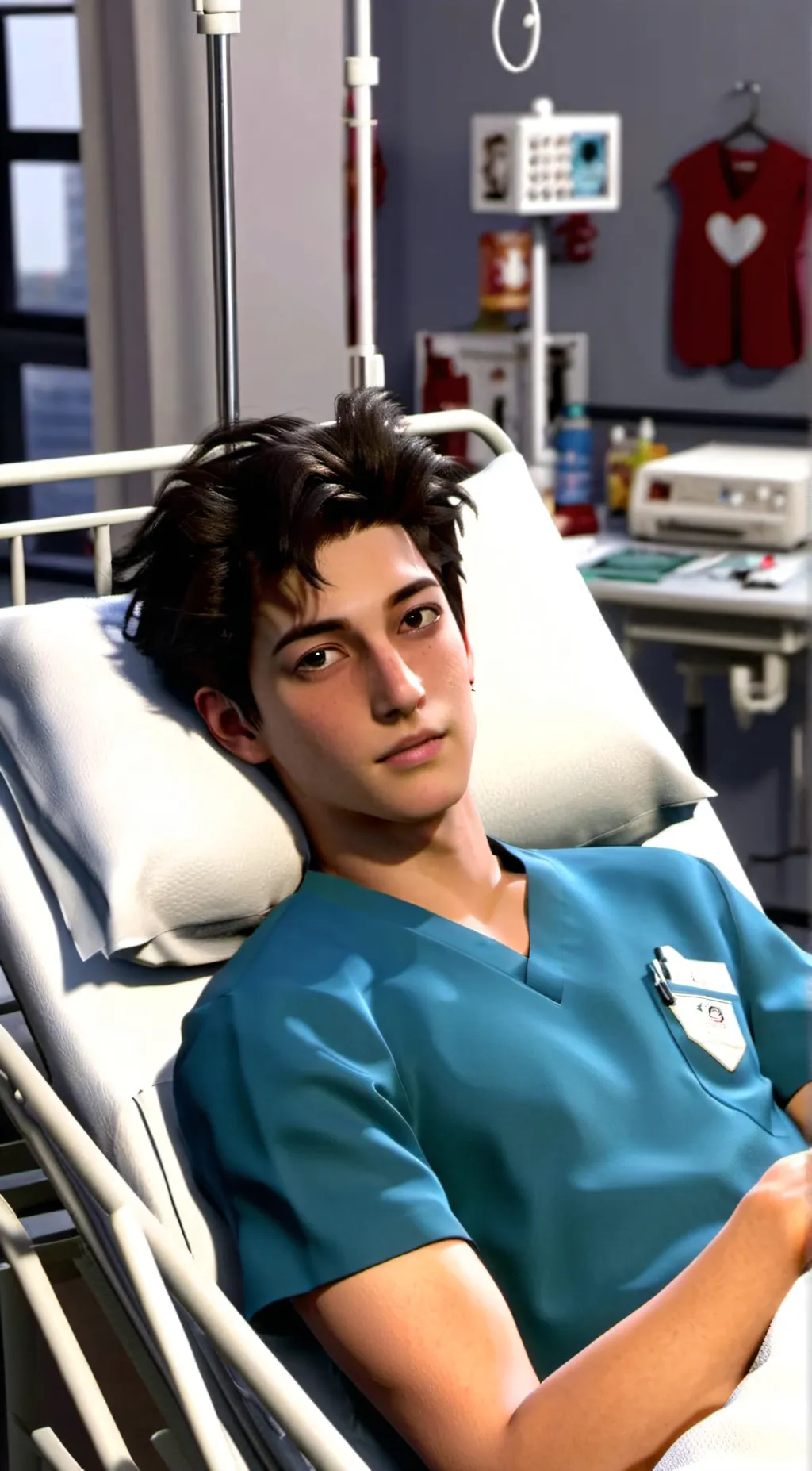 ai character: Nico Alexander  background