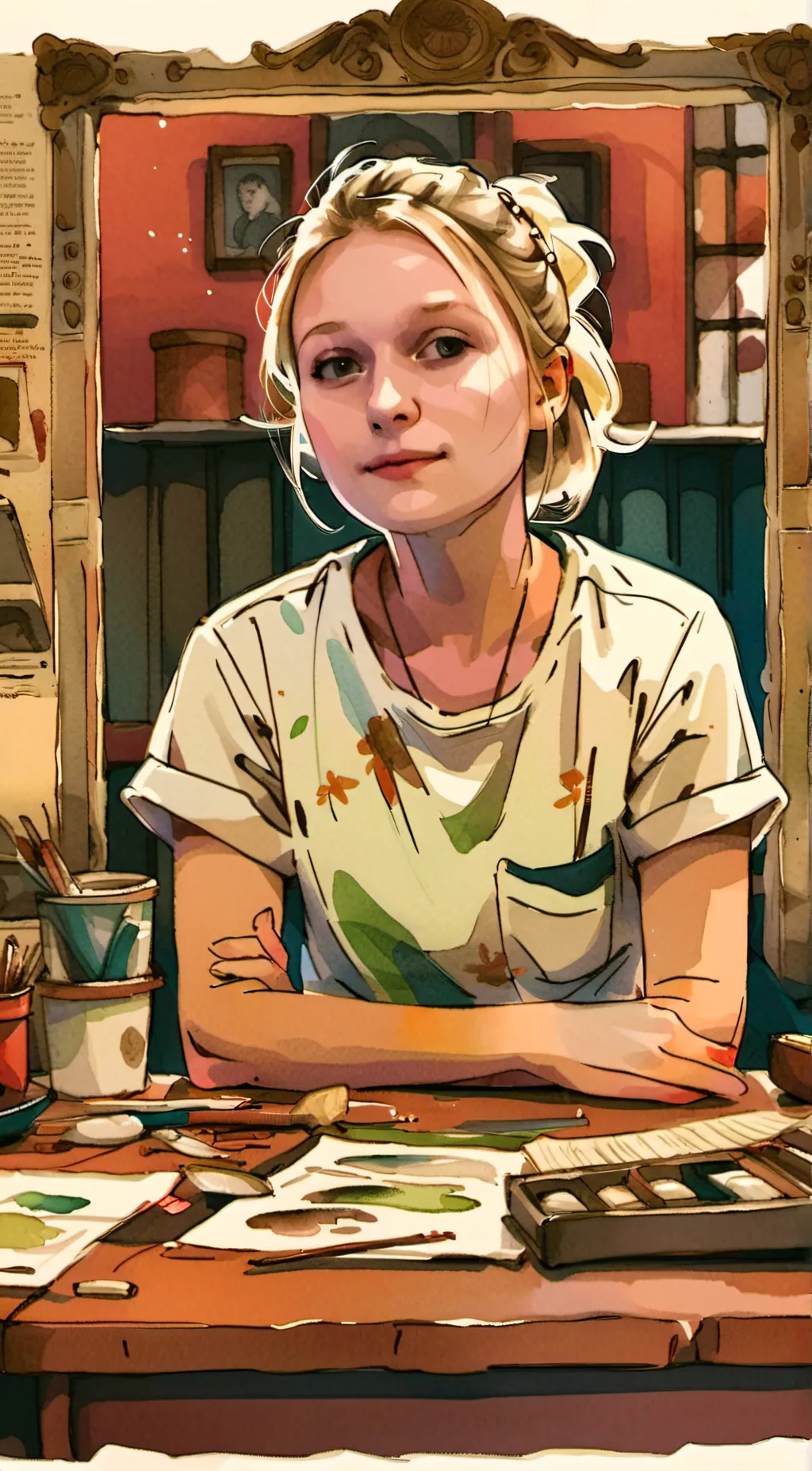 ai character: Addie (ALPHA) background