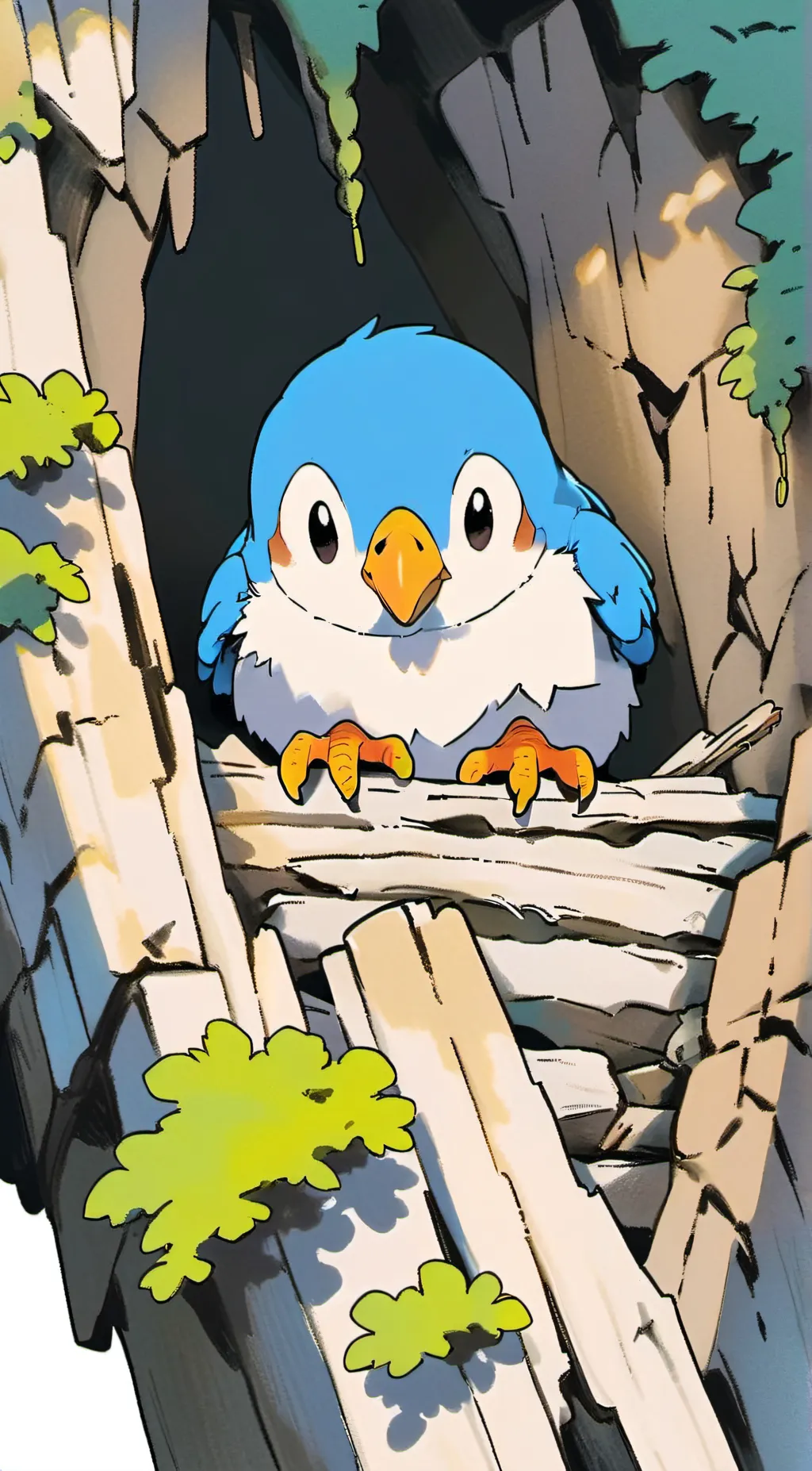 ai character: Lilly background