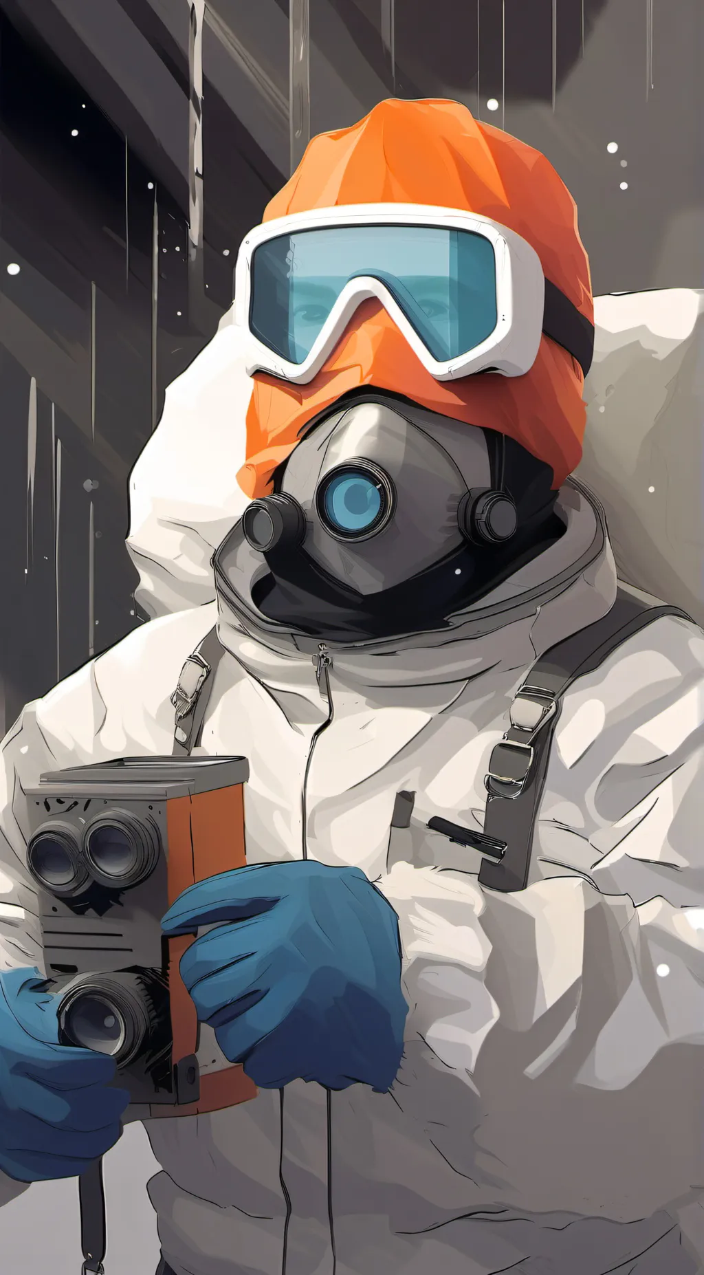 ai character: bluetide worker background