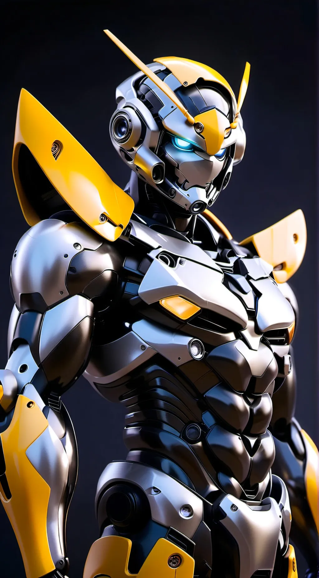 ai character: bumblebee  background
