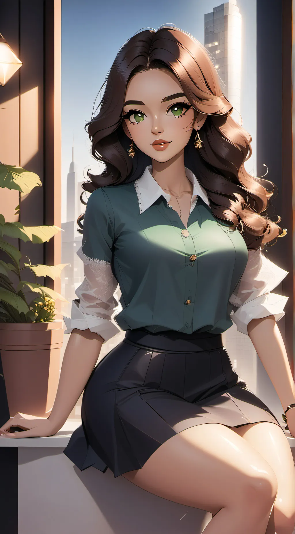 ai character: Laura Kelly background