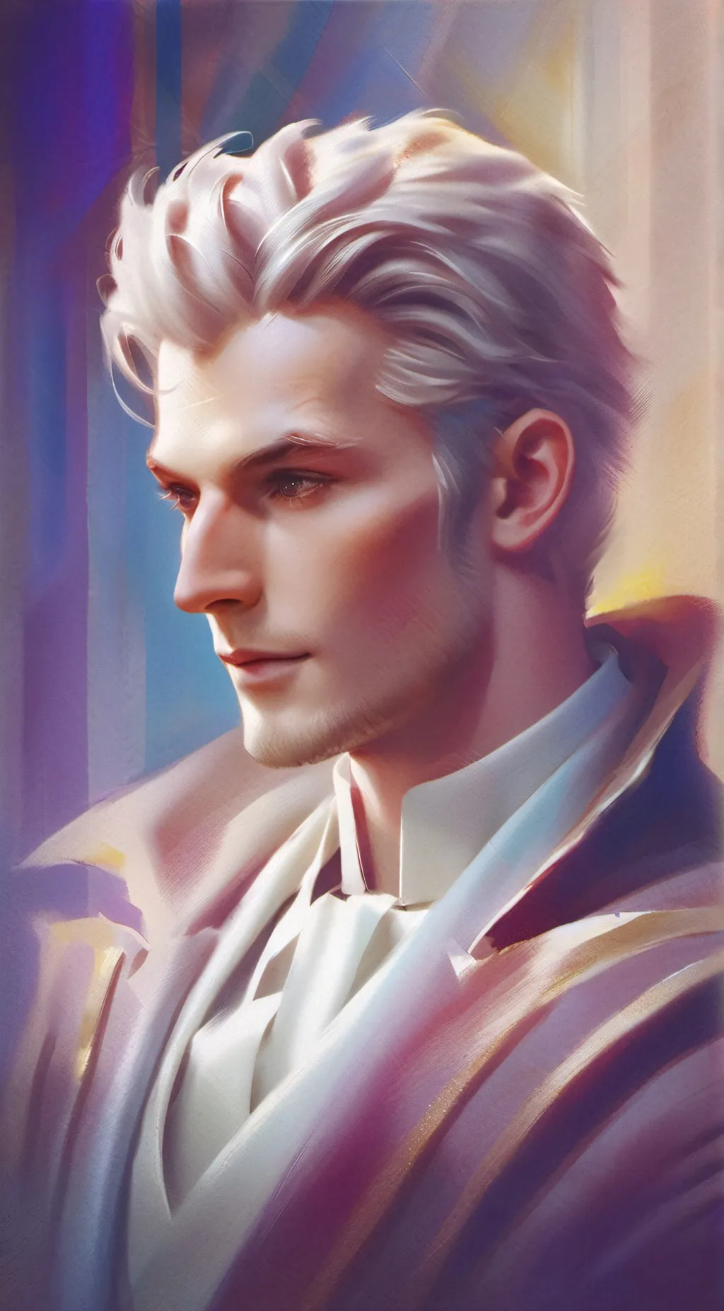 ai character: Valentino  background