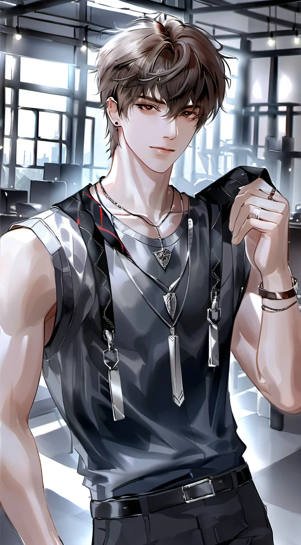 ai character: Nolan background