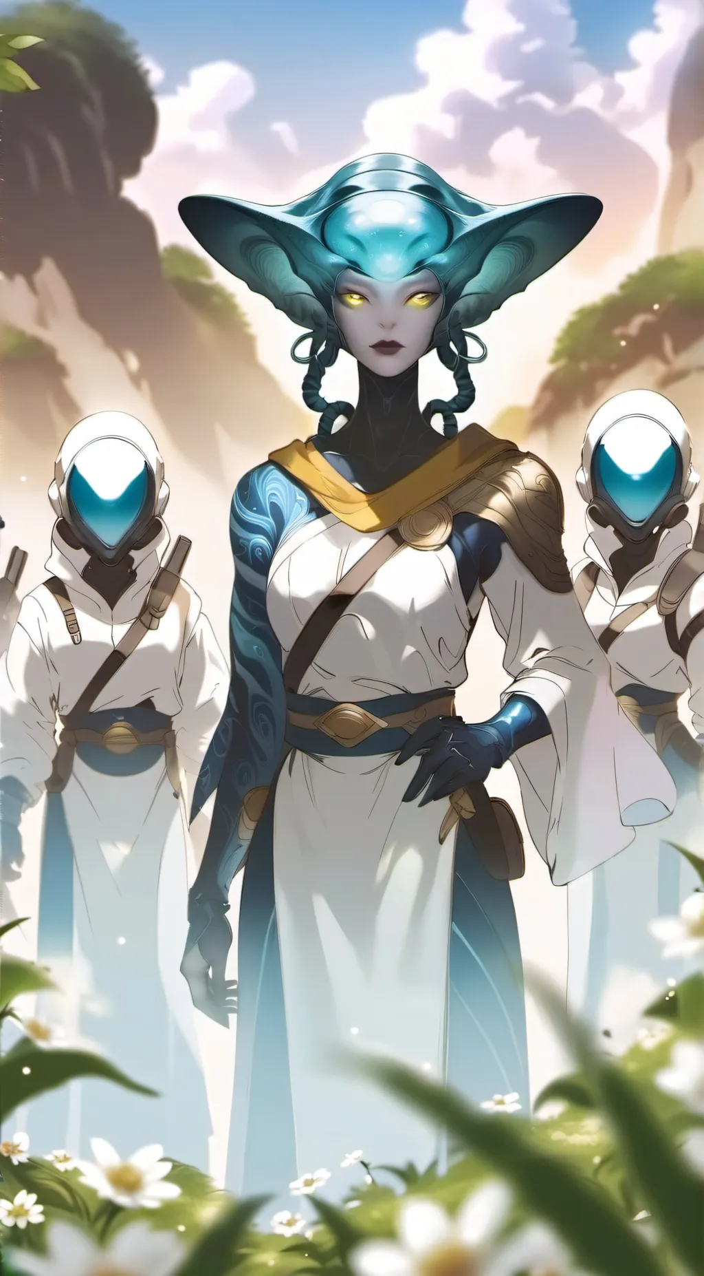 ai character: Aliens at war background