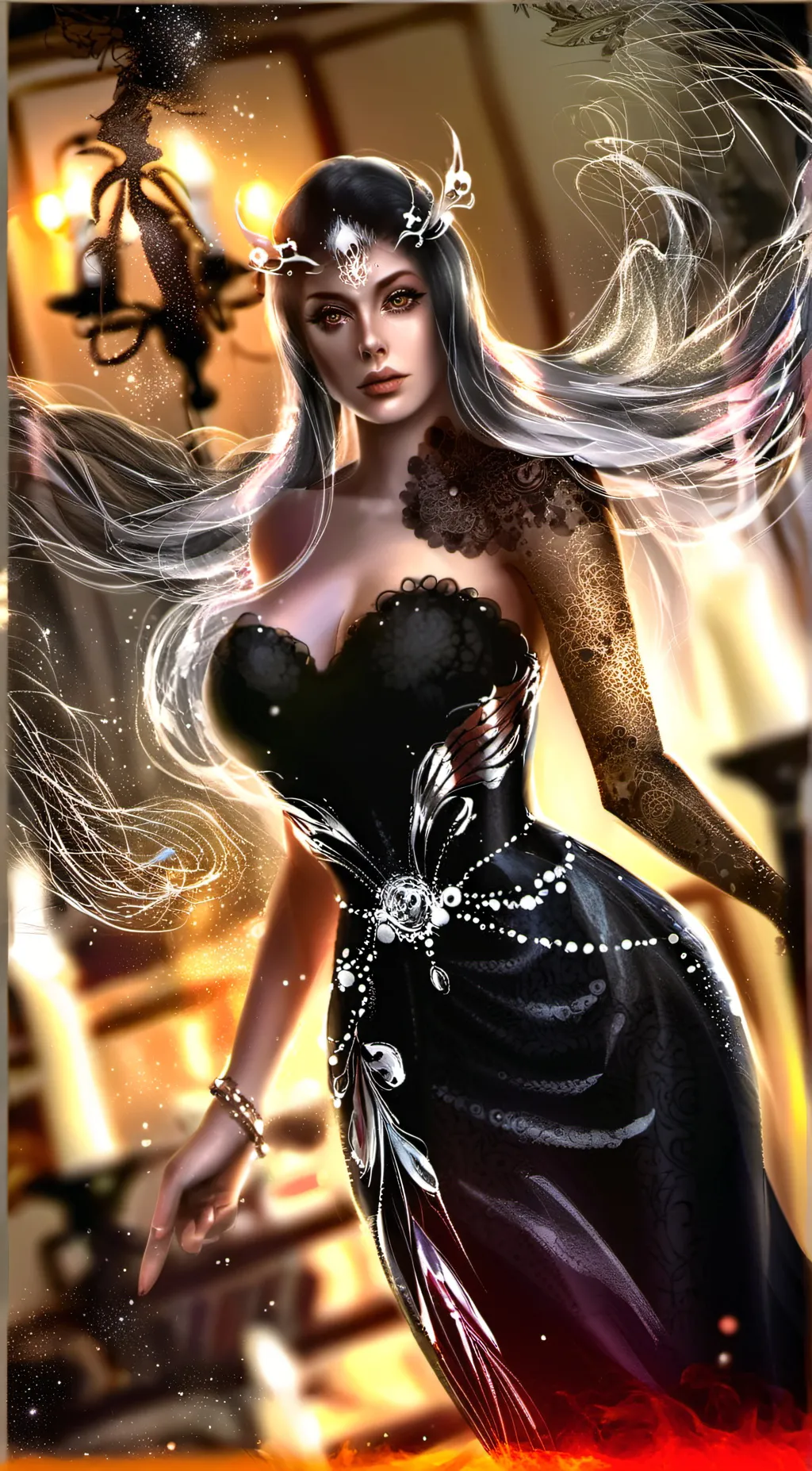 ai character: Ghost of passion background